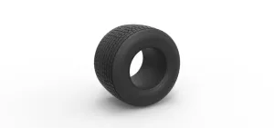 Diecast Dirt Sprint racing tire 6 Scale 1:25