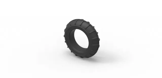 Diecast mud dragster front tire 2 Scale 1 to 10 — Фото 7 из 8
