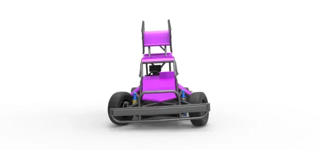 New Zealand Superstock car while turning Version 2 Scale 1:25 — Фото 7 из 31