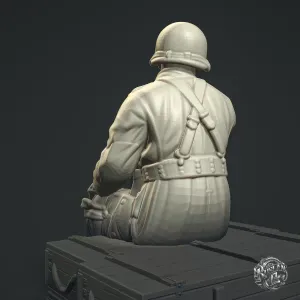 Soldier on Crates