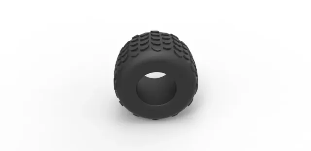 Diecast Monster Jam tire 2 Scale 1:25 — Image 6 of 9