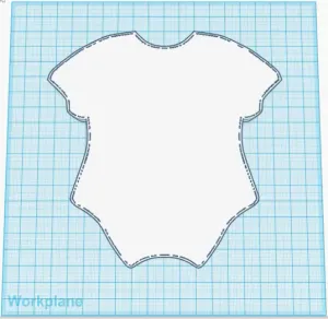 Baby Vest Short Sleeved Silhouette