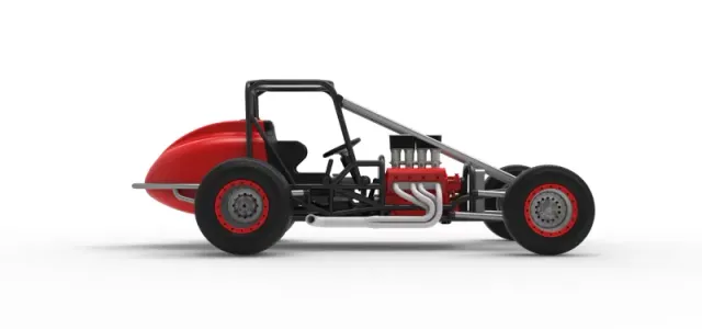 Dirt Silver Crown Champ car Base Scale 1:25 — Фото 22 из 30