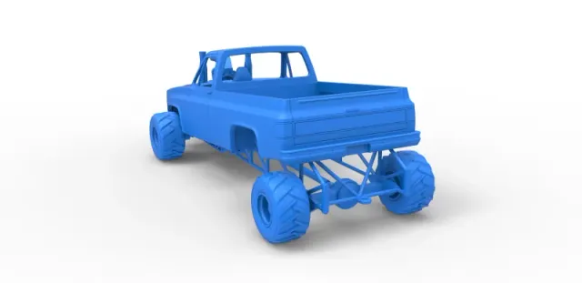 Diecast old school pulling truck 4wd Scale 1:25 — Фото 21 из 30