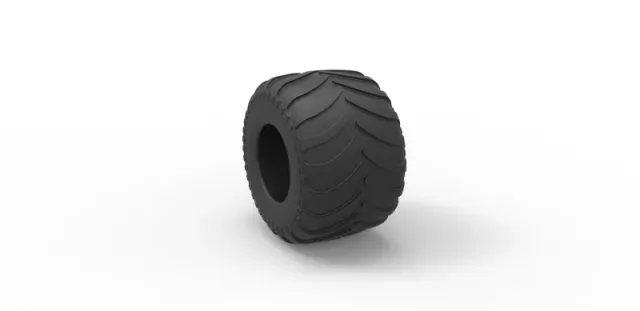 Diecast BKT Monster Jam tire Scale 1:25 — Фото 8 из 9