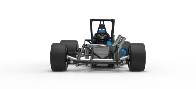 Vintage Pavement Sprint car Base Scale 1:25 — Фото 7 из 29