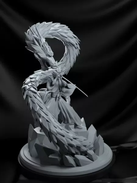 Captain Hitsugaya Bleach Movie Print Model 3D STL — Фото 12 из 13