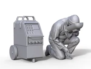 Figure for ship model Welder