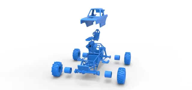 Mud dragster Version 4 Scale 1:25 — Фото 21 из 26