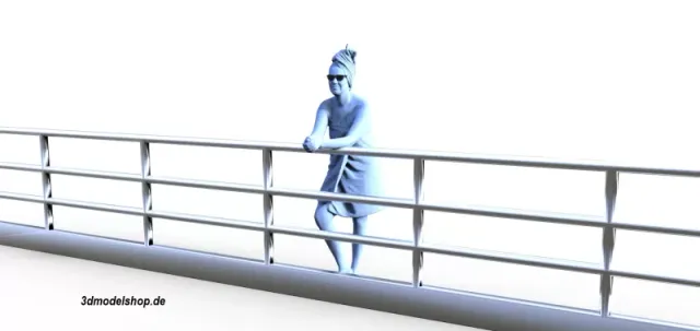 Figure for ship model passenger girl