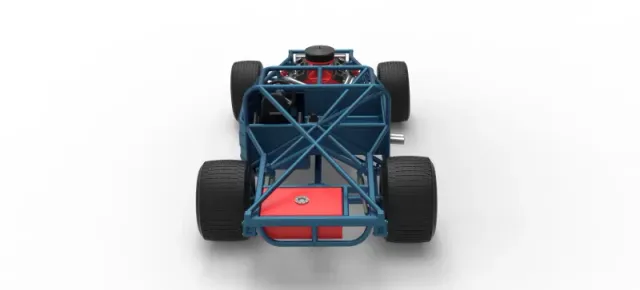Vintage Dirt late model Race car Base Scale 1:25 — Фото 17 из 29