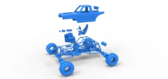 Mud dragster Version 4 Scale 1:25 — Фото 18 из 26