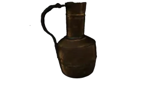 Model of metal jug from middle ages