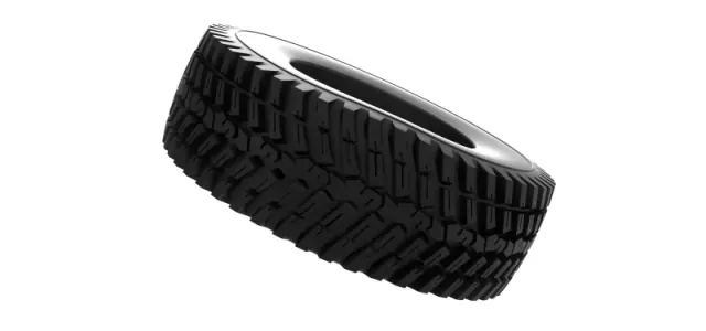 Tractor tire deflated Scale 1:25 — Фото 9 из 10