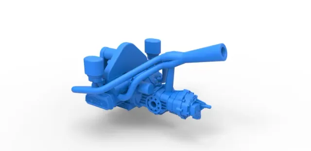 Diecast engine for Sand Rail buggy Scale 1:25 — Image 11 of 17
