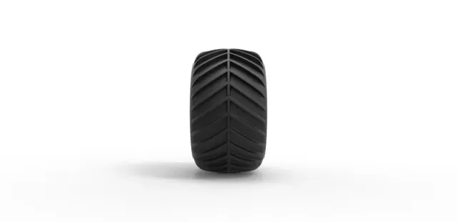 Diecast Dune buggy rear tire 24 Scale 1:25 — Image 4 of 9