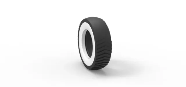 Diecast pulling tractor Whitewall rear tire 2 Scale 1:25 — Image 8 of 12