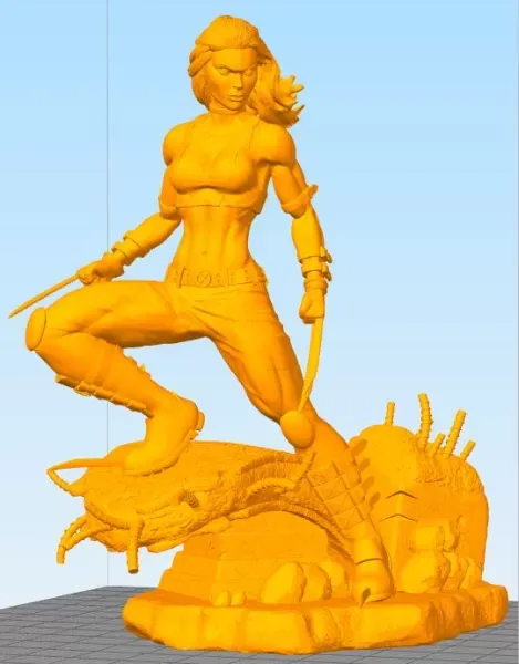 Laura Kinney- X23 Cody Galaxy HD Print Model 3D STL — Фото 7 из 8
