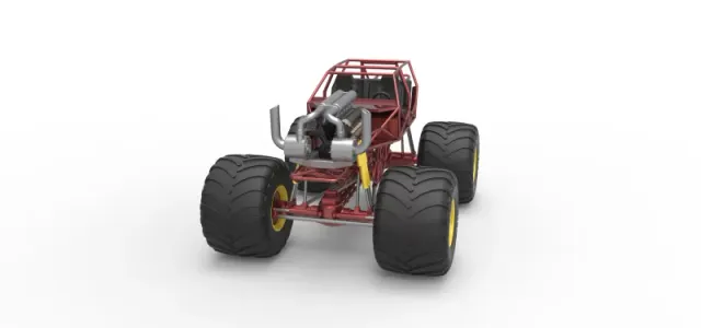 Monster truck base Version 3 Scale 1:25 — Image 5 of 26