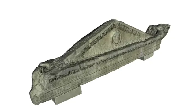 Ancient Greek Pediment — Image 5 of 6