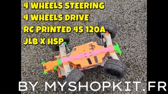 V6 JLB X HSP TRUGGY 1:8 4WS 4WD RC CAR (4 WHEEL STEERING) — Фото 13 из 19