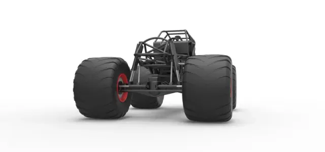 Diecast Monster truck base Version 2 Scale 1:25 — Фото 6 из 26