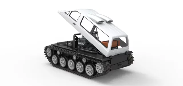 Vintage Monster tank Version 6 Scale 1:25 — Image 27 of 30