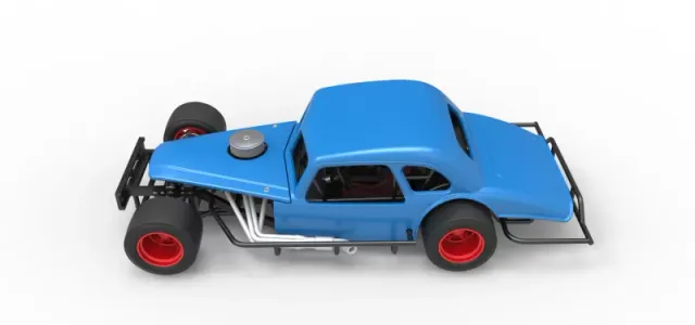 Vintage Asphalt Modified stock car V5 Scale 1:25 — Фото 10 из 26