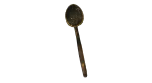 Model of old wooden spoon