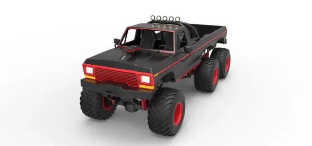 Diecast Monster Truck 6x6 concept Scale 1:25 — Фото 5 из 25