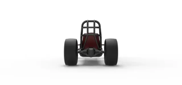 Vintage Front engine dragster Base Version 5 Scale 1:25 — Фото 14 из 19