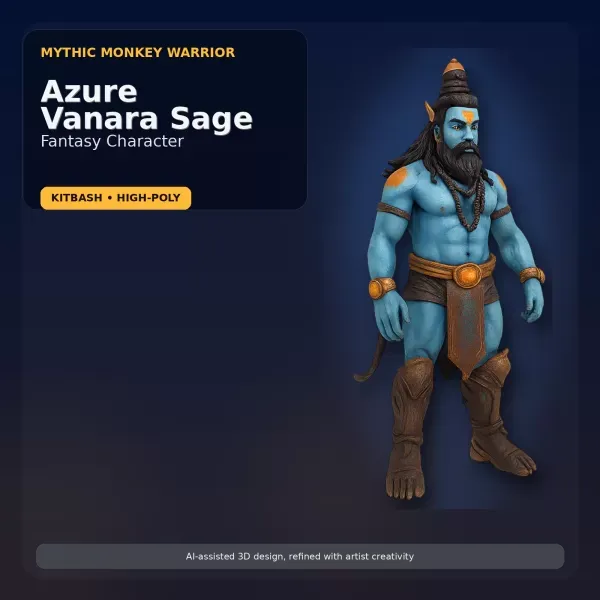 Stylized Mythic Character Pack – Kitbash High-Poly Collection — Фото 2 из 22