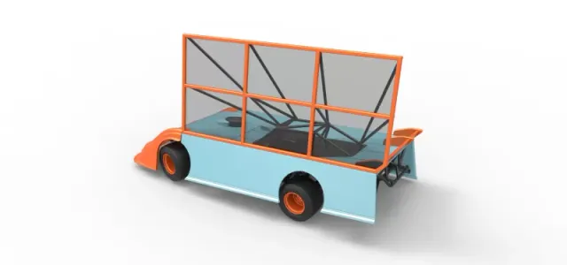 Super Dirt Late model with side wing while turning Scale 1:25 — Image 12 of 31
