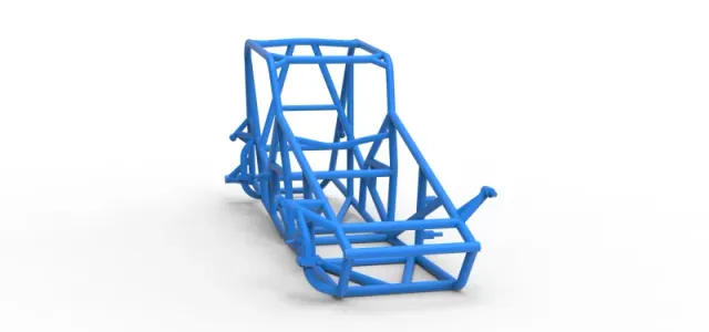 Frame of Silver Crown Car Version 3 Scale 1:25 — Фото 18 из 19