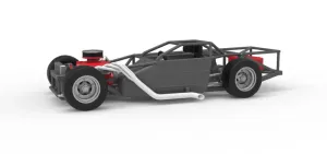 Vintage Asphalt Outlaw Super late model Base Scale 1:25