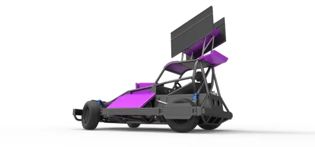 New Zealand Superstock car while turning Version 2 Scale 1:25 — Фото 13 из 31