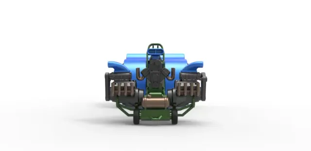 Diecast Pulling tractor with 3 engines V8 Version 6 Scale 1:25 — Фото 5 из 30