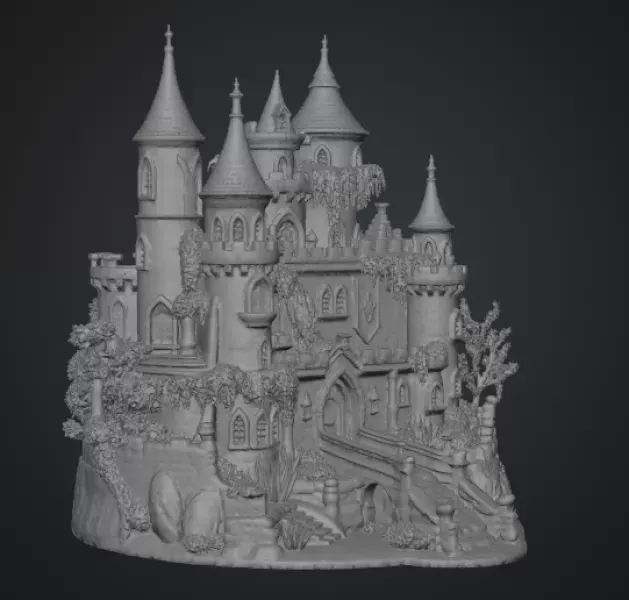 Lavender Bloom Castle STL File for 3D Print — Фото 11 из 15