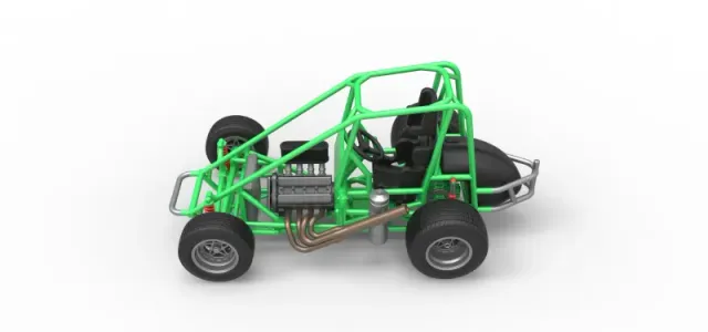 Midget car Base Scale 1:25 — Фото 10 из 30