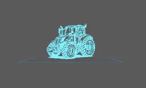 Tractor - New Holland T5 Wall Art
