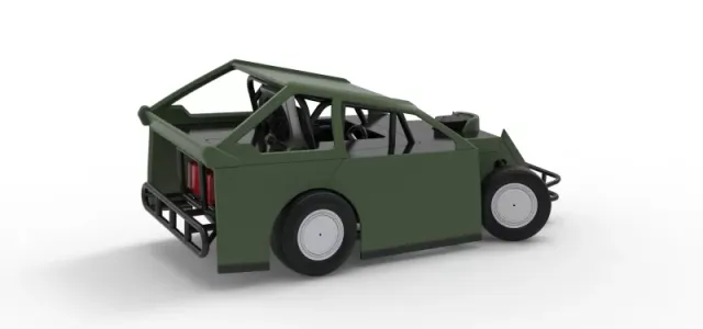 Mod Lite Race car while turning Version 2 Scale 1:25 — Фото 20 из 28