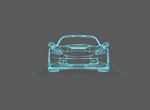Chevrolet - Corvette C7 Wall Art