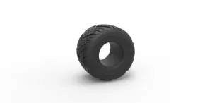 Diecast Monster Jam tire 13 Scale 1:25