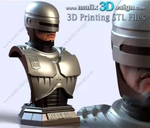 3d print Robocop buste