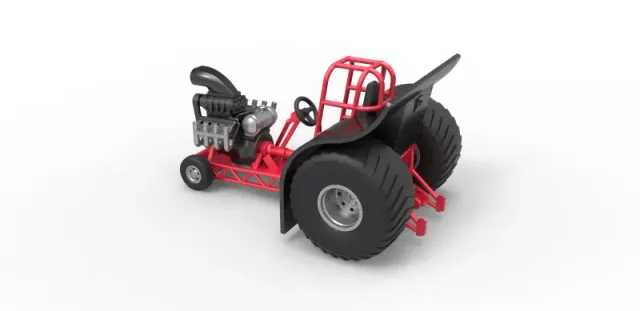 Diecast Mini Rod pulling tractor Scale 1 to 25 — Image 9 of 31