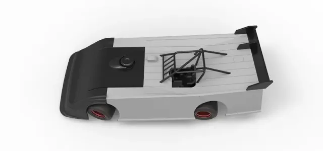 Super Dirt Late model while turning Version 2 Scale 1:25 — Фото 10 из 31
