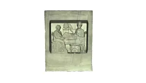 Ancient Gravestone with Two Sides