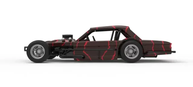 Vintage Asphalt Modified stock car V13 Scale 1:25 — Фото 9 из 30