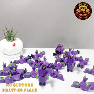 Flexi Mini Witch | Halloween Special | No support | Print in Pla