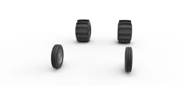 Wheel set of Dirt Dragster Scale 1:25 — Image 3 of 12